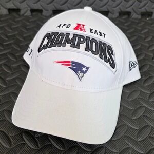 New Era NFL AFC East Champions New England Patriots Baseball Cap White